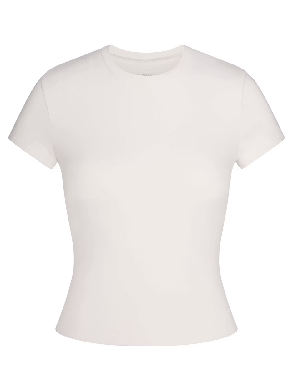 Skims Ivory Baby Tee